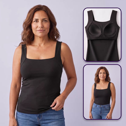 Curvea Liberté noir - vues face, détail et silhouette