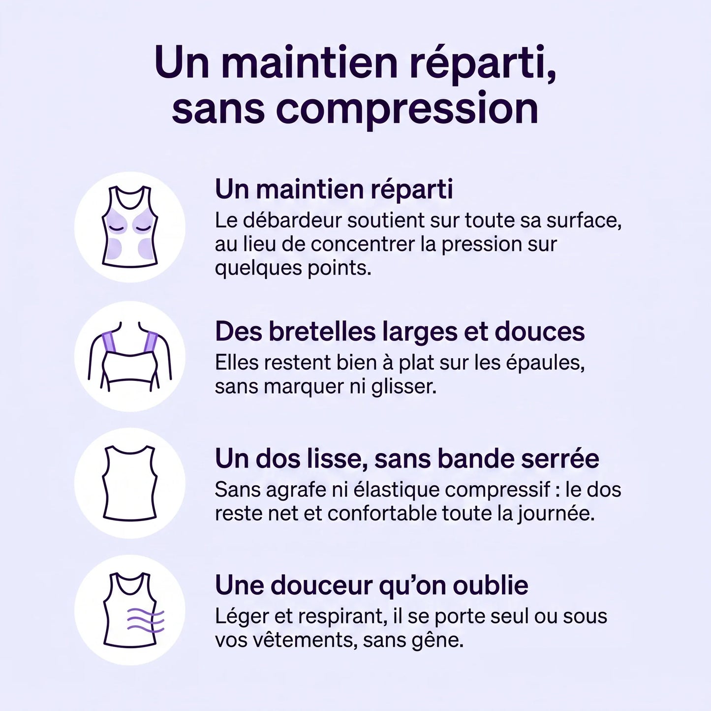 Les quatre bénéfices du maintien réparti Curvea Liberté